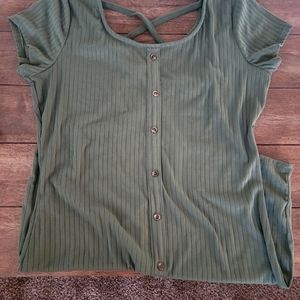 Olive green dress